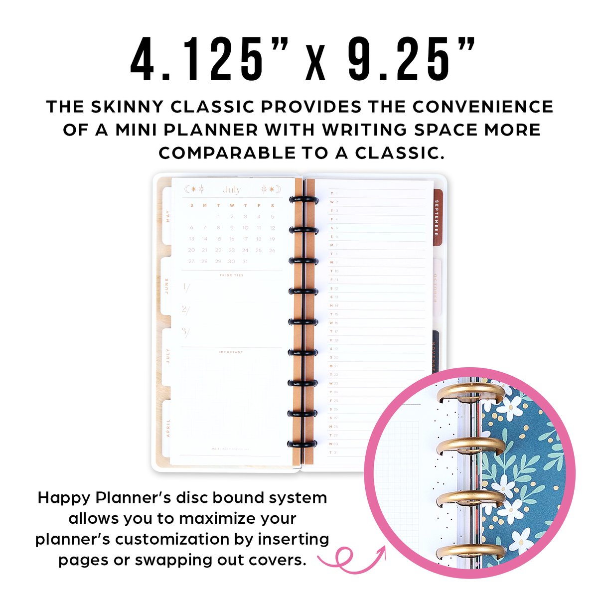 2025 Building Blocks Planner - Skinny Classic Horizontal Layout - 12 Months