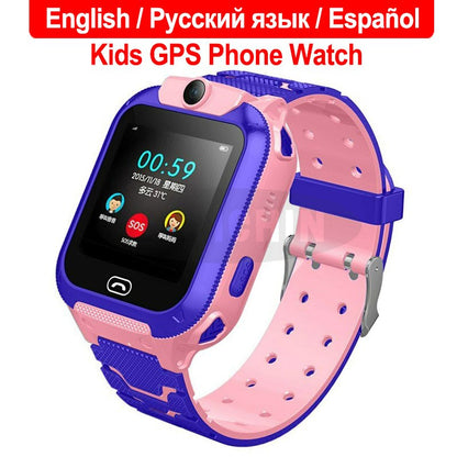 2019 Nové vodotesné Q12 inteligentné hodinky Multifunkčné detské digitálne náramkové hodinky Baby Watch Telefón pre IOS Android Detská hračka Darček