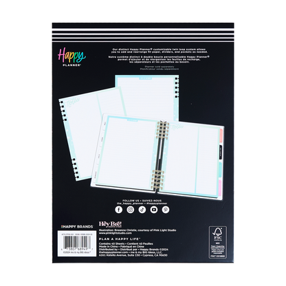 Seasons of Joy - Dashboard + Dotted Lined Classic Customizable Spiral Planner Filler Paper - 40 Sheets