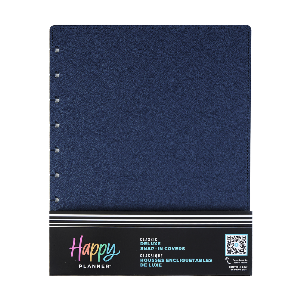 Midnight Blue - DELUXE Snap In Classic Planner Cover