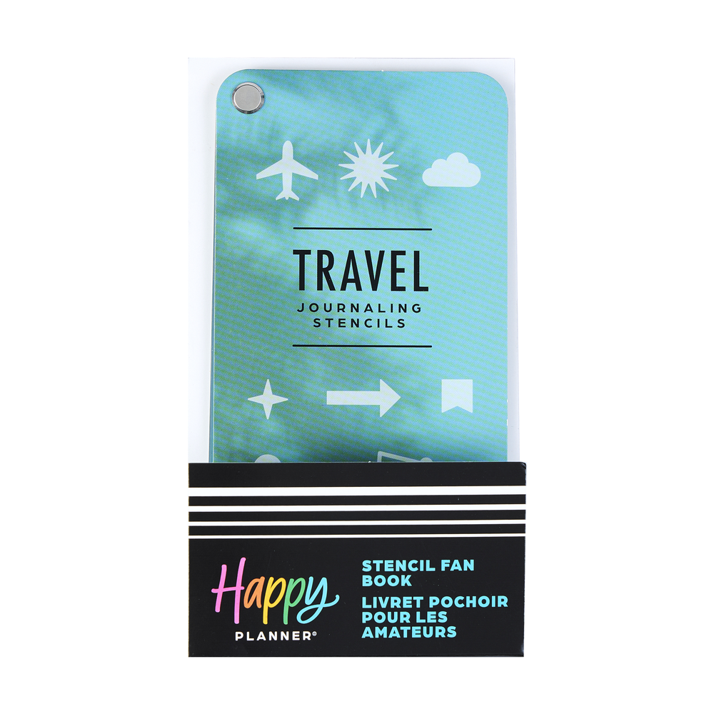 Travel - Stencil Fan Book - 5 Sheets