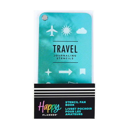 Travel - Stencil Fan Book - 5 Sheets