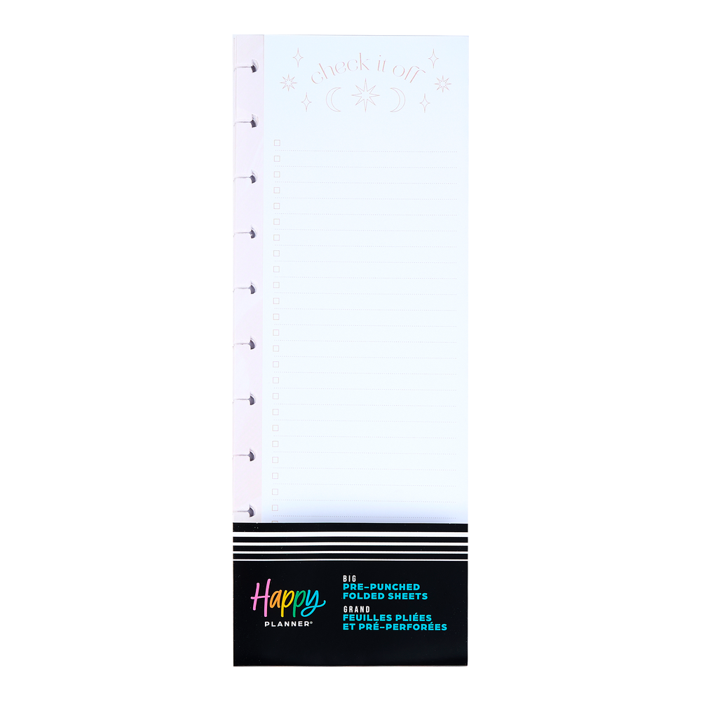 Everyday Magic - Dotted Lined + Dashboard Big Folded Filler Paper - 40 Sheets