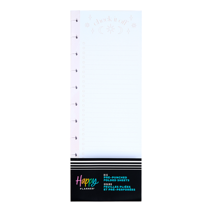 Everyday Magic - Dotted Lined + Dashboard Big Folded Filler Paper - 40 Sheets