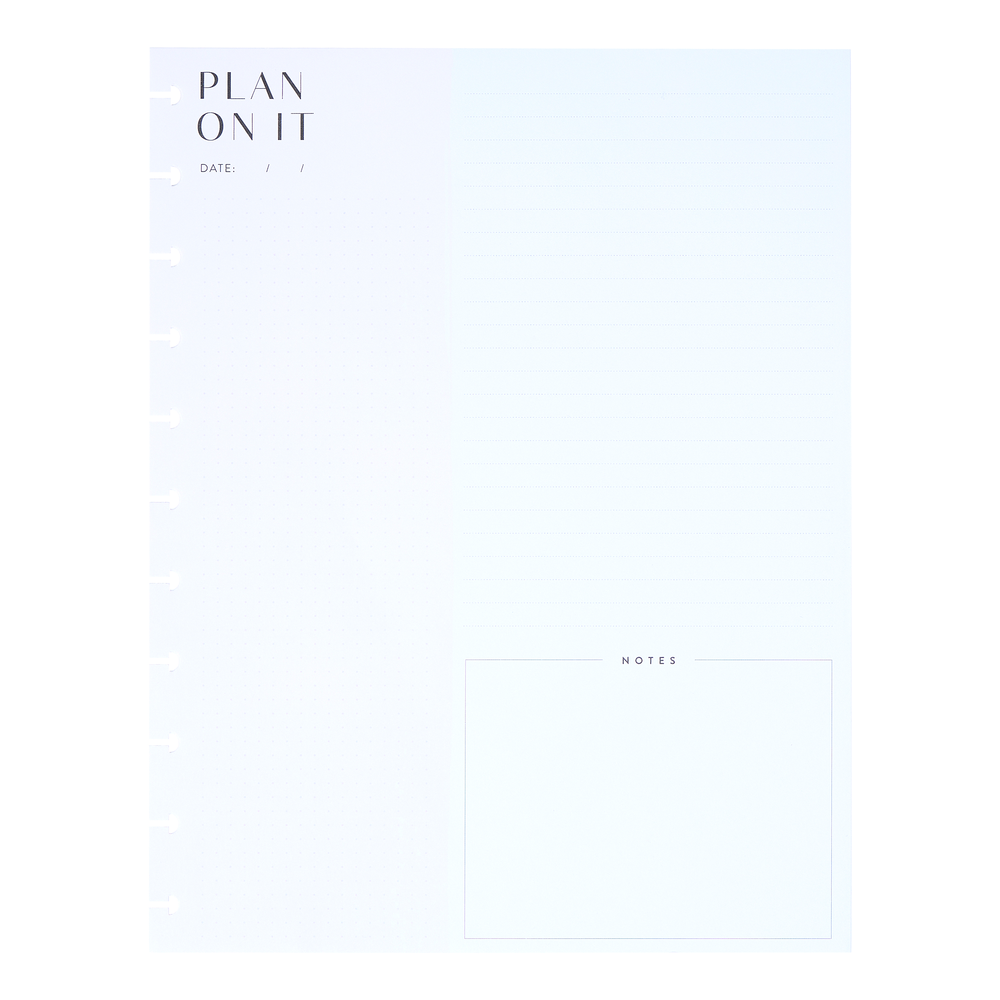 Neutrals - Dashboard + Dotted Lined Big Filler Paper - 40 Sheets