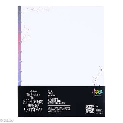 Disney Tim Burton's The Nightmare Before Christmas Celestial - Dotted Lined Big Filler Paper - 40 Sheets