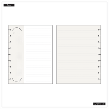 Neutrals - Dashboard + Dotted Lined Classic Filler Paper - 40 Sheets