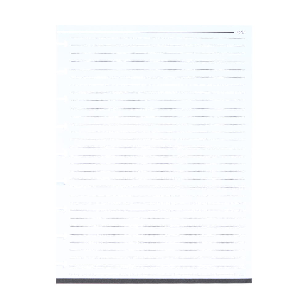 Work + Life Onyx - Dotted Lined Classic Filler Paper - 40 Sheets