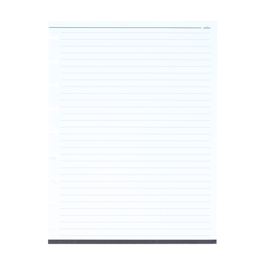 Work + Life Onyx - Dotted Lined Classic Filler Paper - 40 Sheets