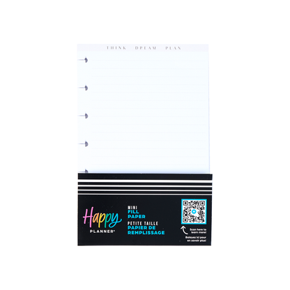 Neutrals - Dotted Lined Mini Filler Paper - 40 Sheets