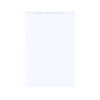 Neutrals - Dotted Lined Mini Filler Paper - 40 Sheets