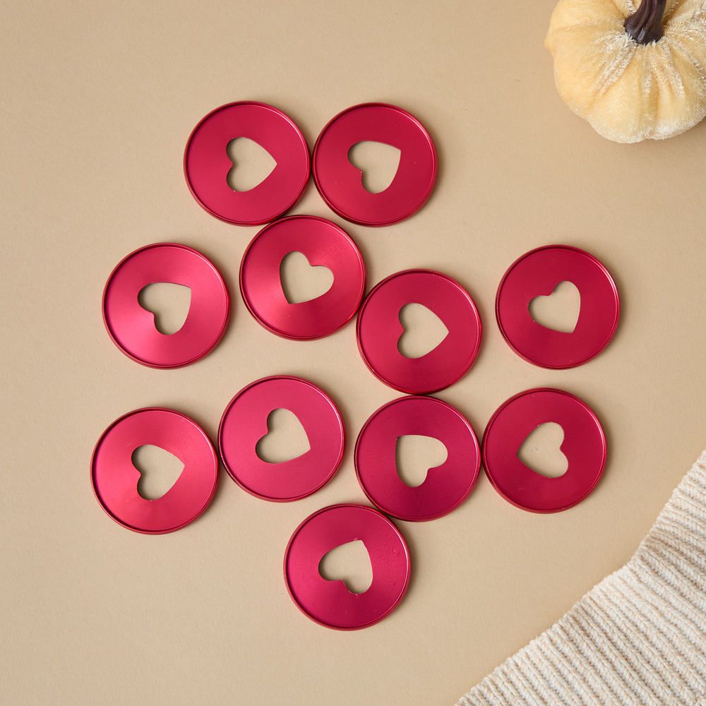 Burgundy - Expander Metal Disc Set