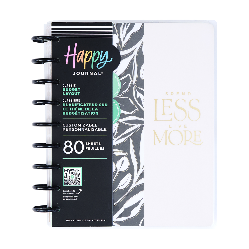 Sketchy Floral - Classic Guided Budget Journal - 80 Sheets