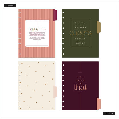 Wine + Spirits - Classic Beverage + Wine Journal - 80 Sheets