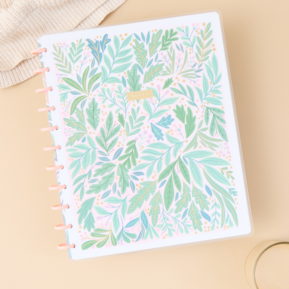 Garden Wedding - Dotted Lined Big Notebook - 60 Sheets