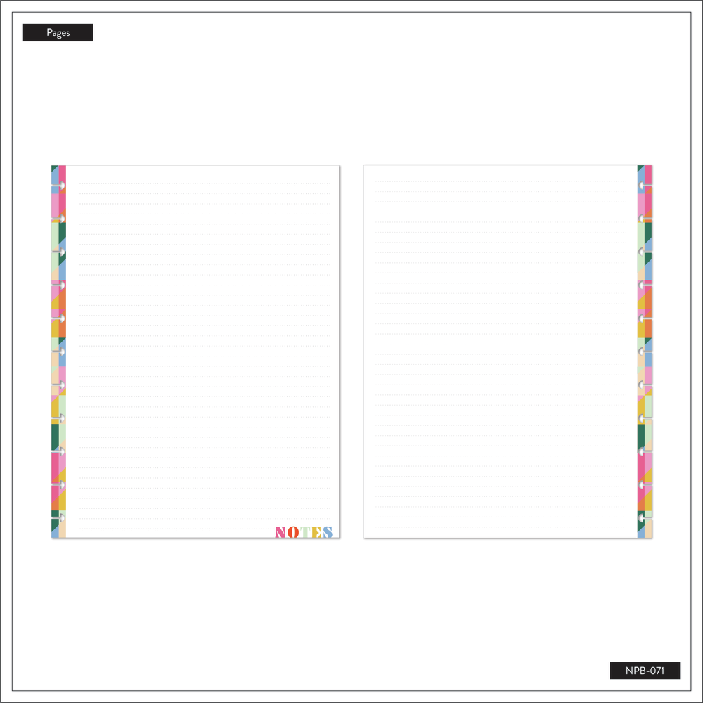 Building Blocks - Dotted Lined Big Notebook - 60 Sheets