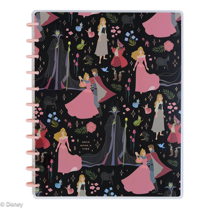 Disney Sleeping Beauty 65th Anniversary - Dotted Lined Big Notebook - 60 Sheets