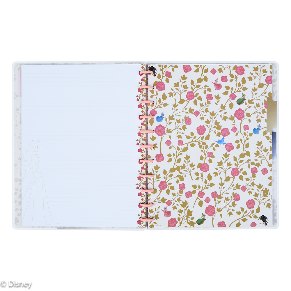 Disney Sleeping Beauty 65th Anniversary - Dotted Lined Big Notebook - 60 Sheets