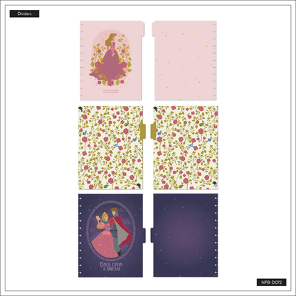 Disney Sleeping Beauty 65th Anniversary - Dotted Lined Big Notebook - 60 Sheets