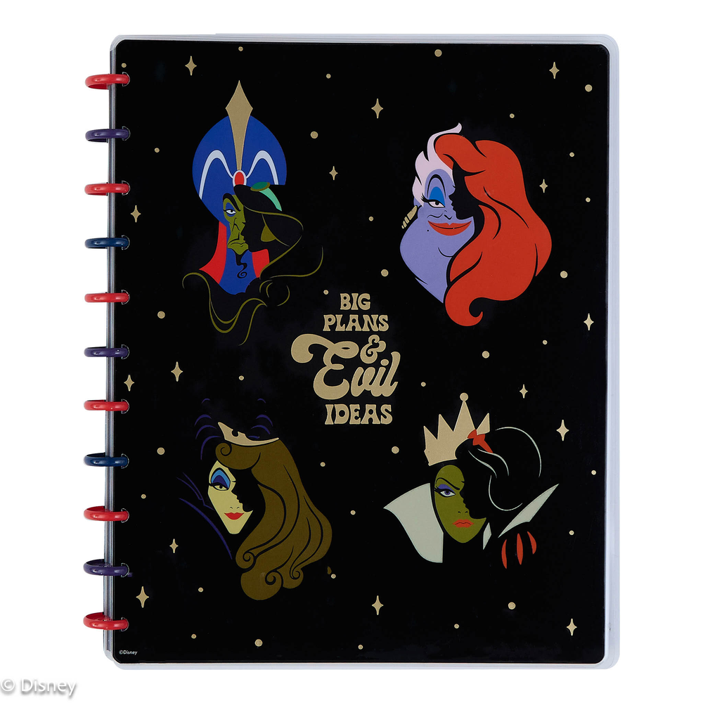 Disney Good vs. Evil - Dotted Lined Big Notebook - 60 Sheets