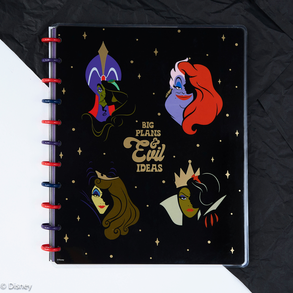 Disney Good vs. Evil - Dotted Lined Big Notebook - 60 Sheets