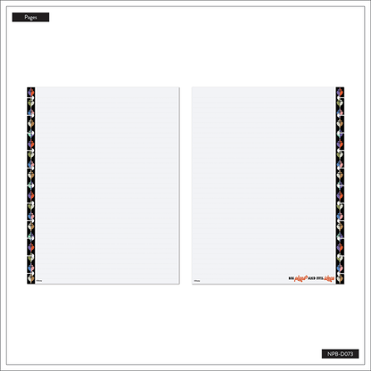 Disney Good vs. Evil - Dotted Lined Big Notebook - 60 Sheets