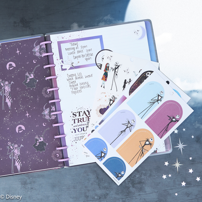 Disney Tim Burton's The Nightmare Before Christmas Celestial - Dotted Lined Big Notebook - 60 Sheets