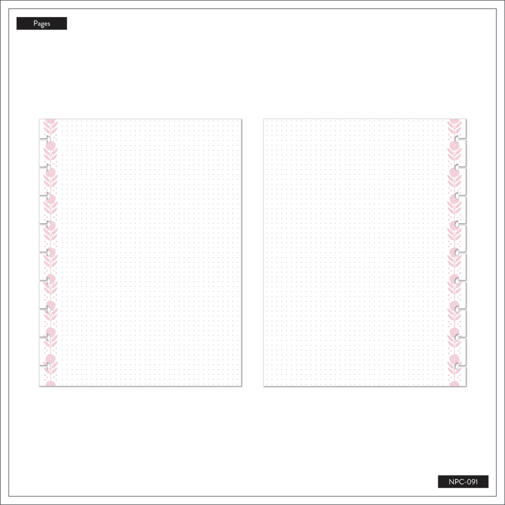 Western Wildflower - Dot Grid Classic Notebook - 60 Sheets