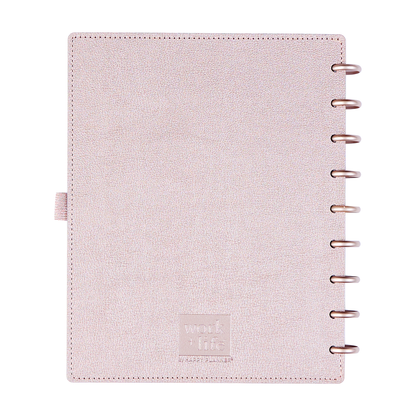 Work + Life Rose Gold - Dotted Lined Deluxe Classic Notebook - 60 Sheets