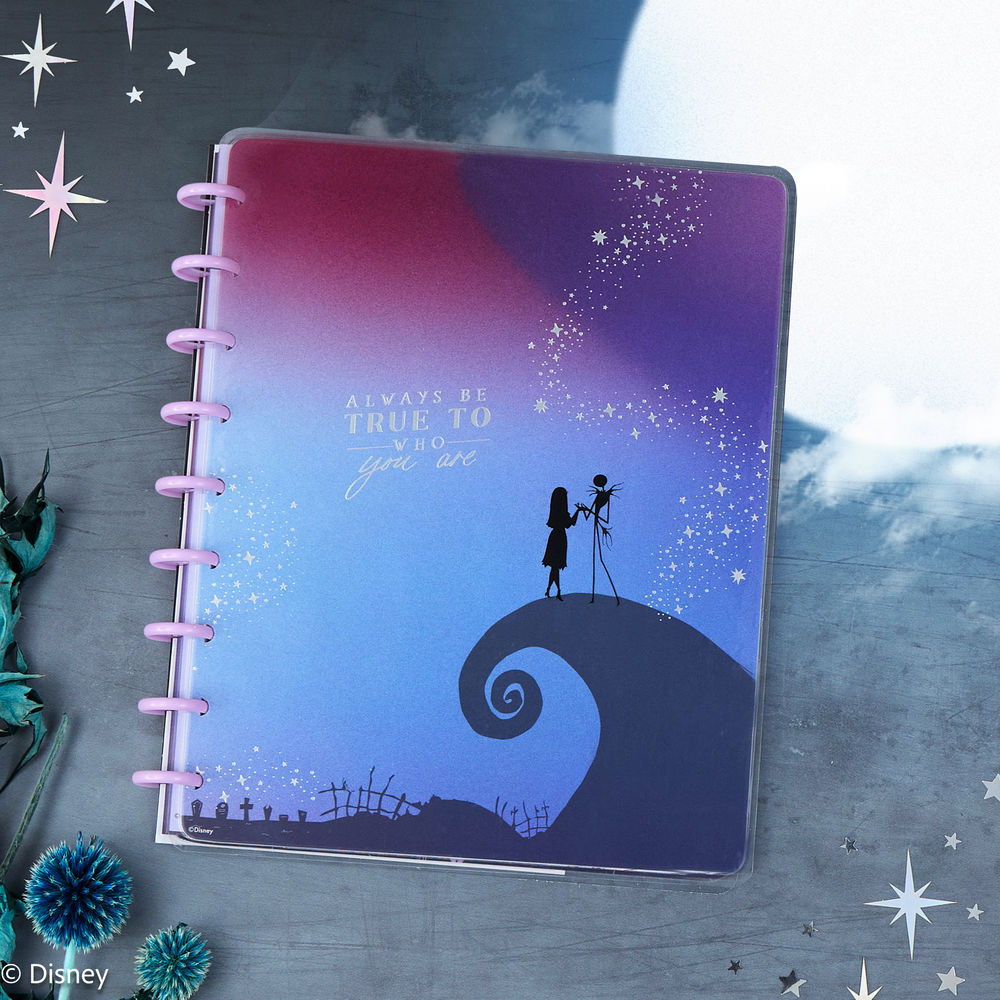 Disney Tim Burton's The Nightmare Before Christmas Celestial - Dotted Lined Classic Notebook - 60 Sheets