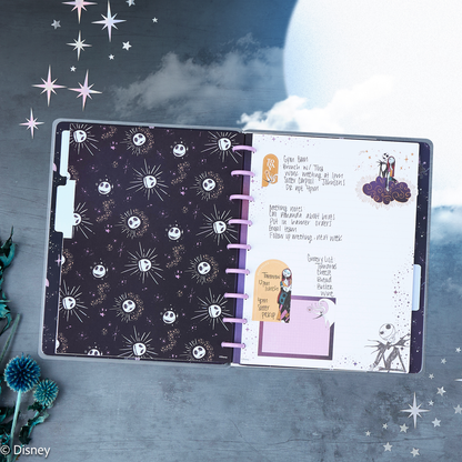 Disney Tim Burton's The Nightmare Before Christmas Celestial - Dotted Lined Classic Notebook - 60 Sheets