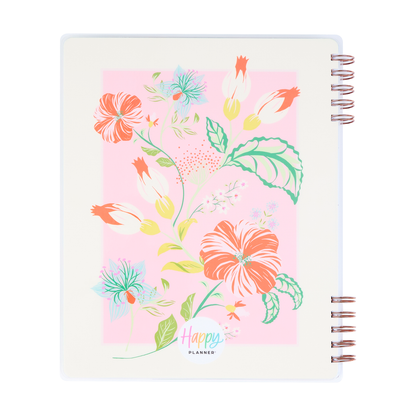 2025 Lush Linens Customizable Spiral Planner - Big Dashboard Layout - 12 Months