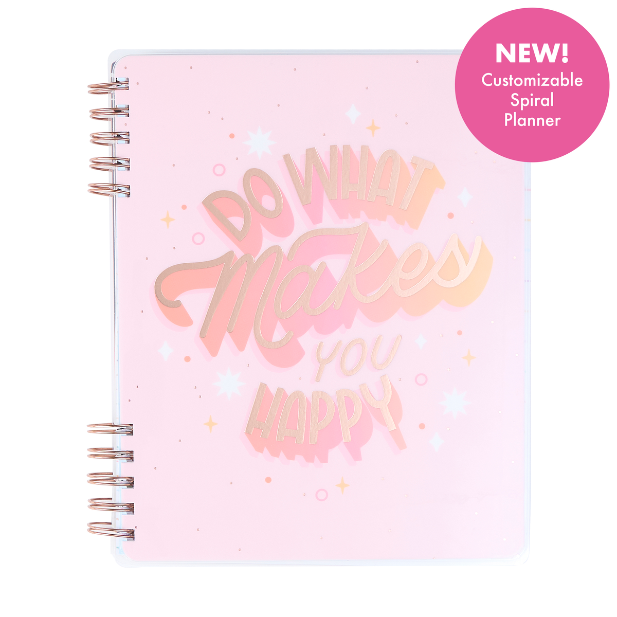 2025 Seasons of Joy Customizable Spiral Planner - Classic Dashboard Layout - 12 Months