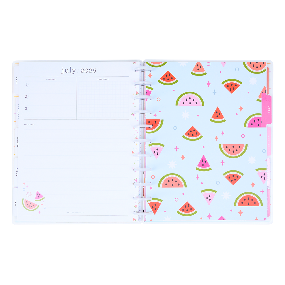 2025 Seasons of Joy Planner - Big Dashboard Layout - 12 Months