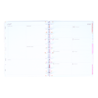 2025 Seasons of Joy Planner - Big Dashboard Layout - 12 Months