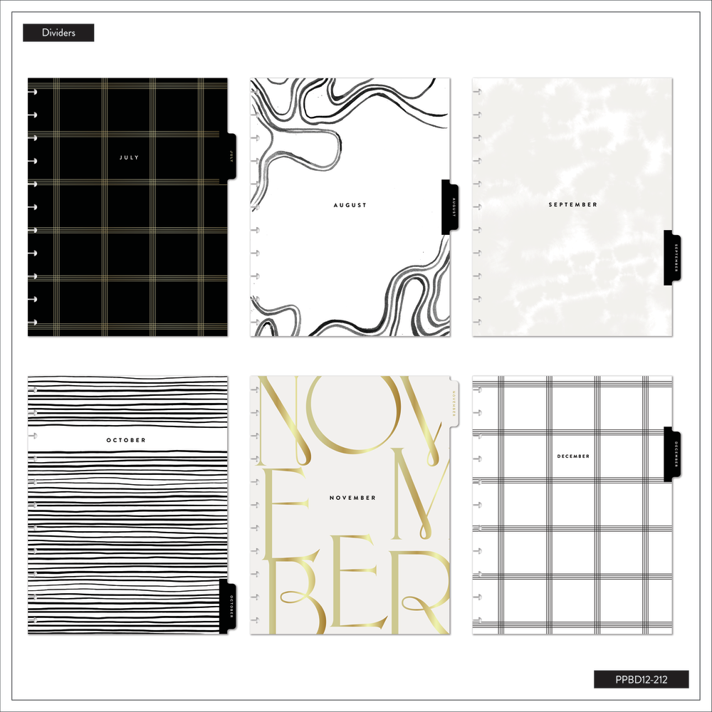 2025 Modern Impression Planner - Big Color Block Layout - 12 Months