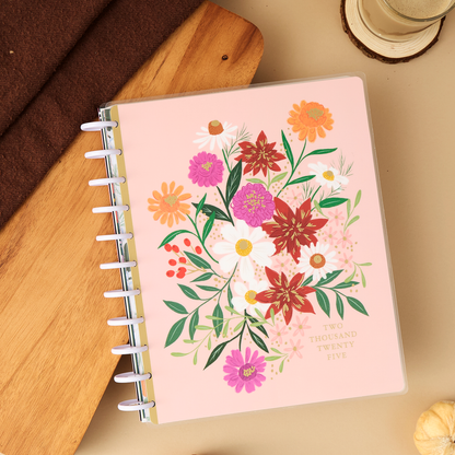 2025 Blooming Bouquet Planner - Big Checklist Layout - 12 Months