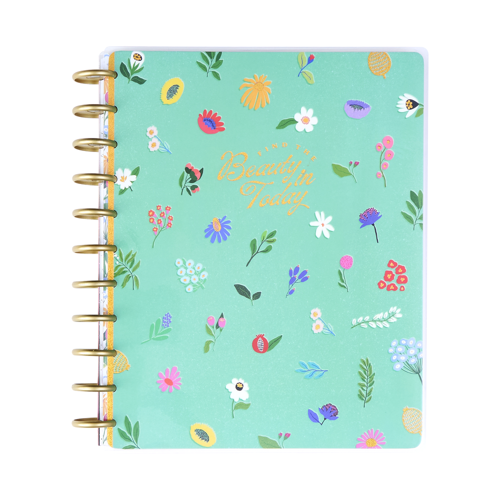 2025 Brilliant Blooms Planner - Big Vertical Layout - 12 Months