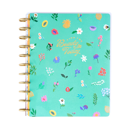 2025 Brilliant Blooms Planner - Big Vertical Layout - 12 Months