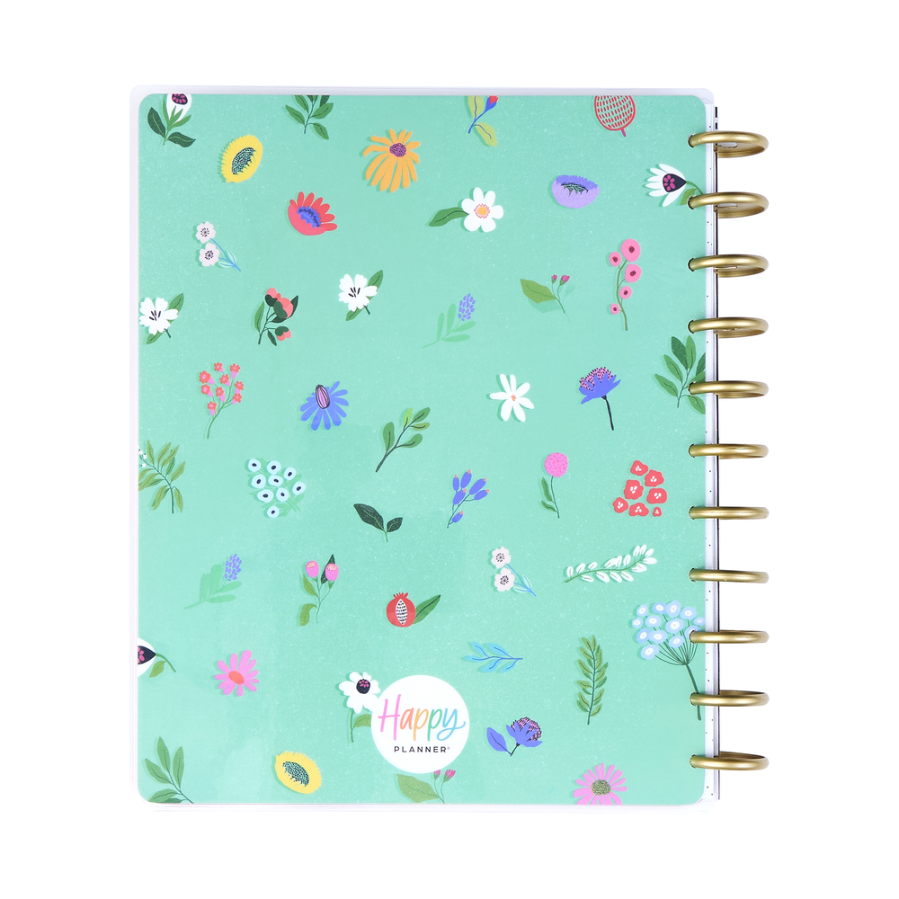 2025 Brilliant Blooms Planner - Big Vertical Layout - 12 Months