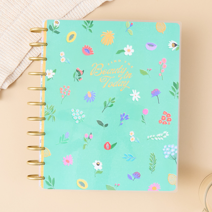 2025 Brilliant Blooms Planner - Big Vertical Layout - 12 Months