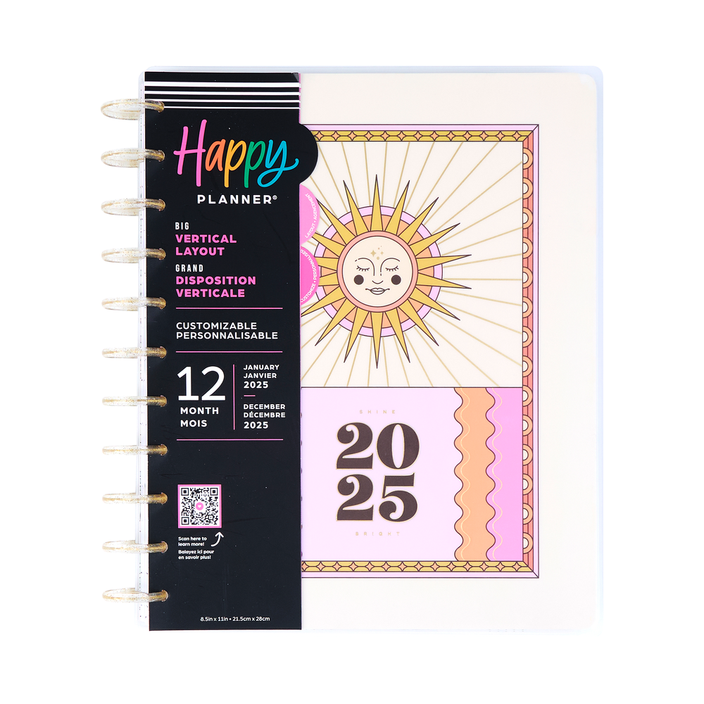 2025 Desert Mystic Planner - Big Vertical Layout - 12 Months