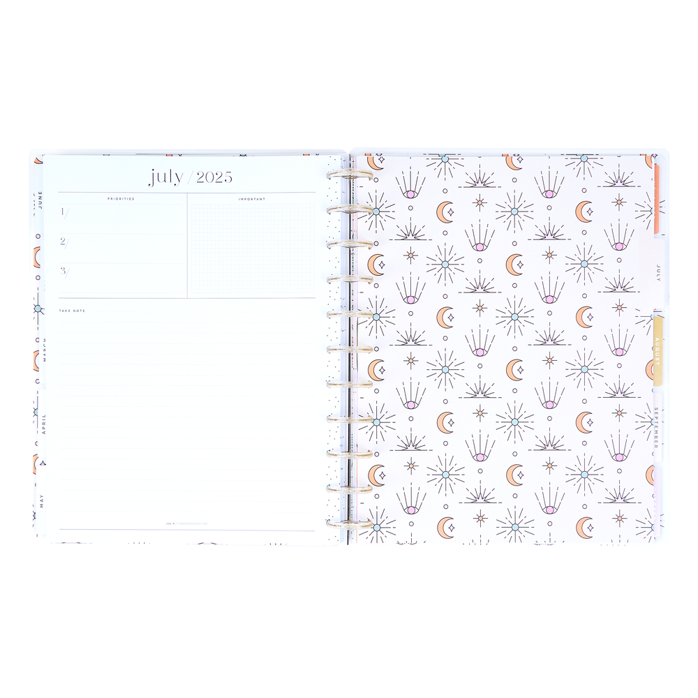 2025 Desert Mystic Planner - Big Vertical Layout - 12 Months