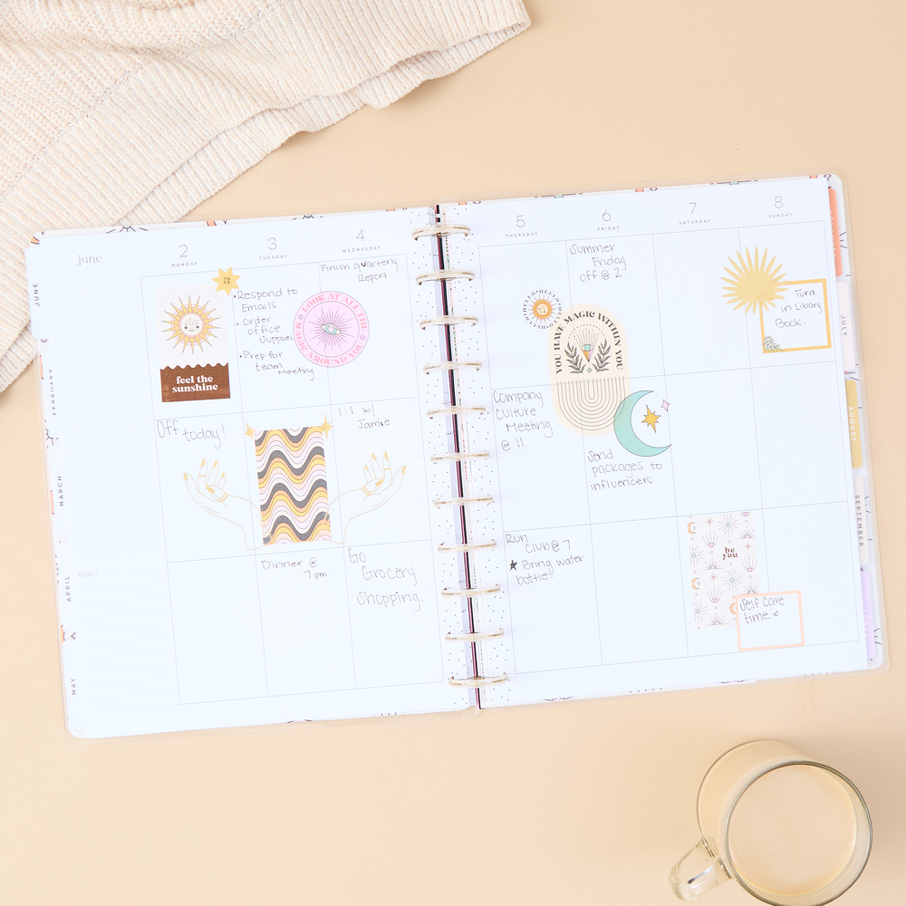 2025 Desert Mystic Planner - Big Vertical Layout - 12 Months