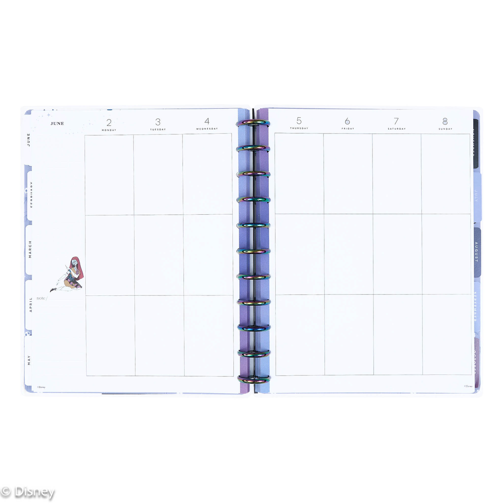 2025 Disney Tim Burton's The Nightmare Before Christmas Celestial Planner - Big Vertical Layout - 12 Months