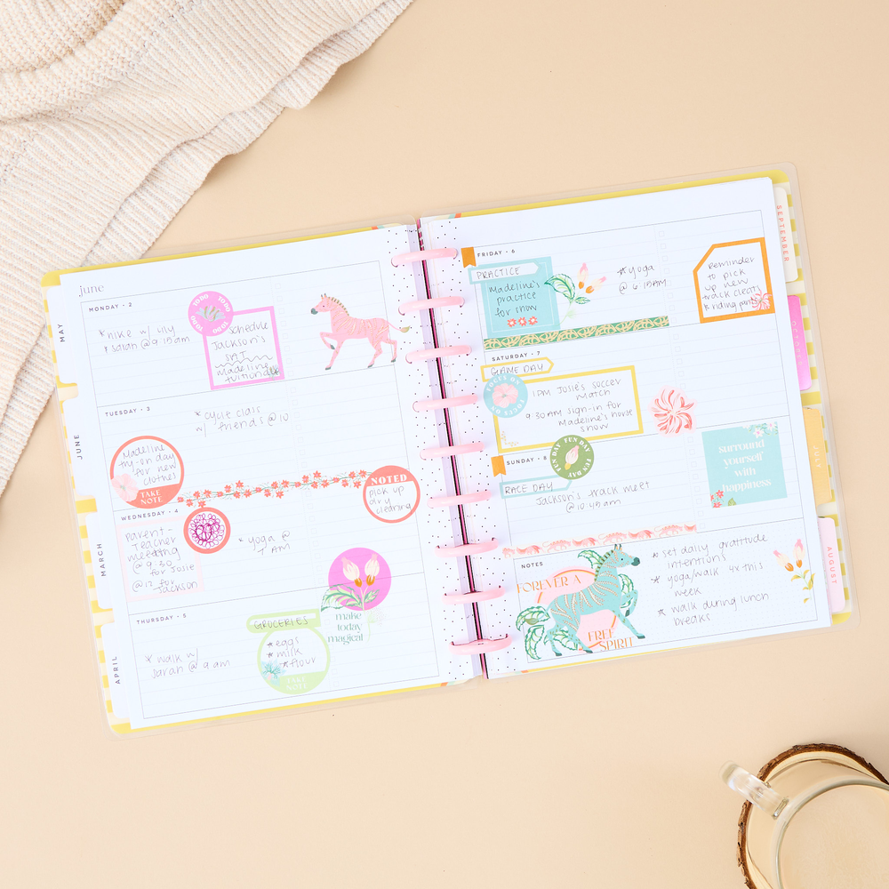 2025 Lush Linens Planner - Classic Horizontal Layout - 12 Months