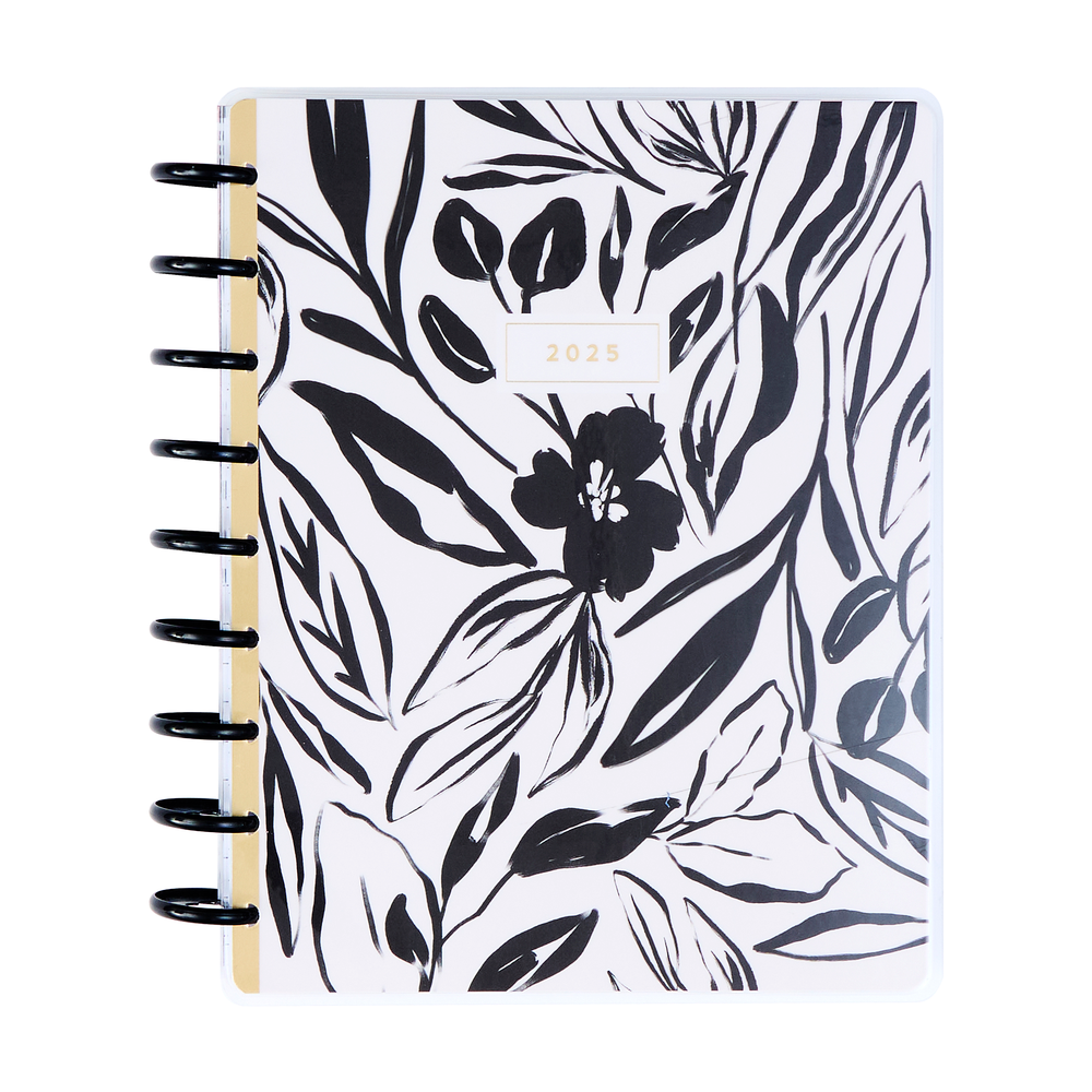 2025 Sketchy Florals Planner - Classic Vertical Layout - 12 Months