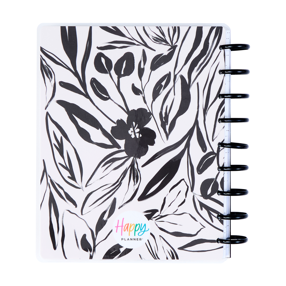 2025 Sketchy Florals Planner - Classic Vertical Layout - 12 Months