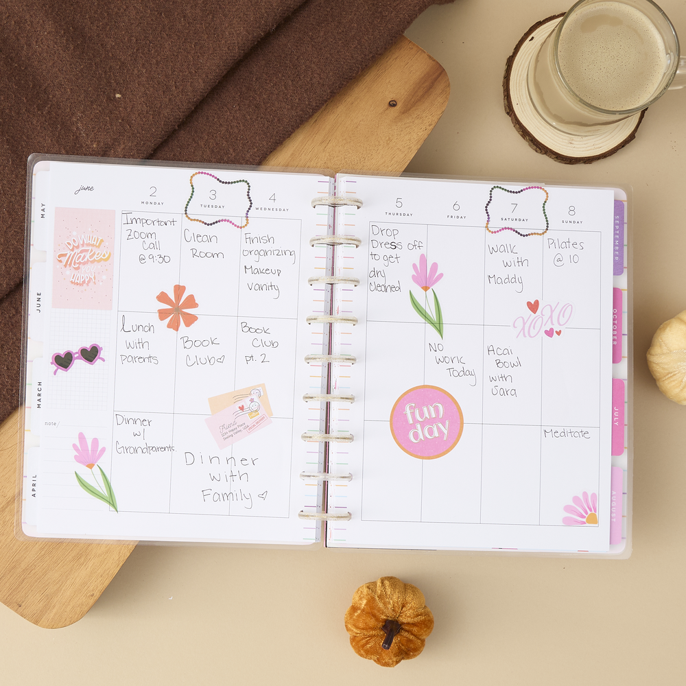 2025 Seasons of Joy Planner - Classic Vertical Layout - 12 Months