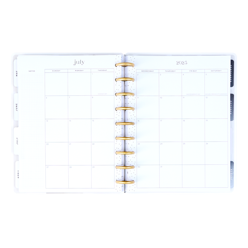 2025 Modern Impression Planner - Classic Dashboard Layout - 12 Months